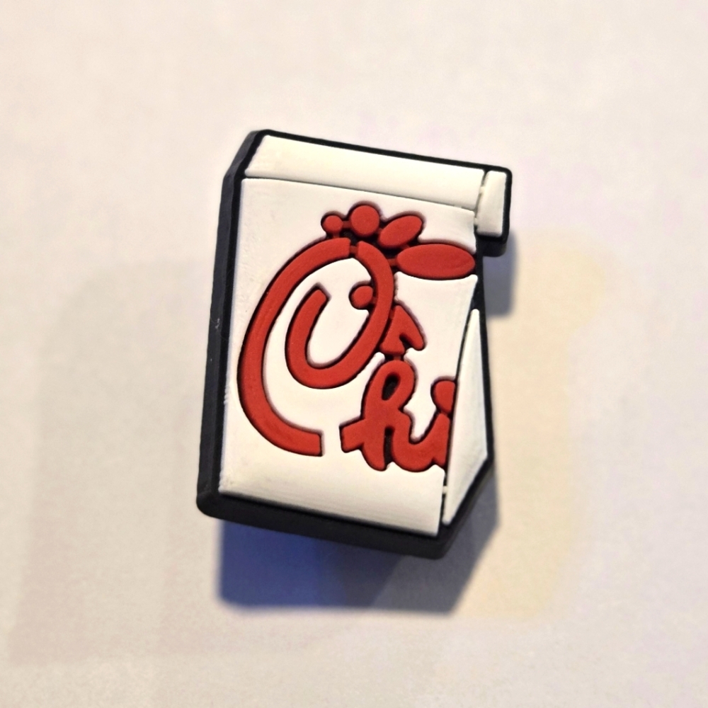3/$10 Chick-fil-A Takeout Bag Croc Charm